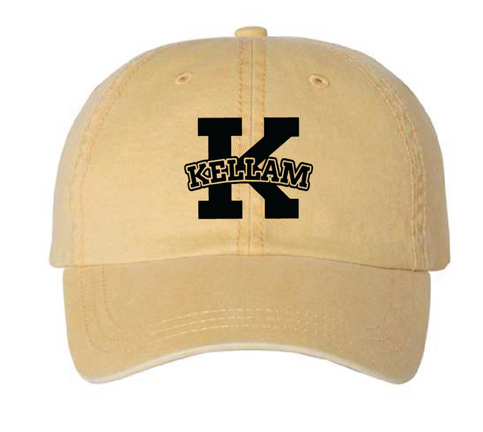 Pigment-Dyed Cap / Mustard / Kellam High School Water Polo