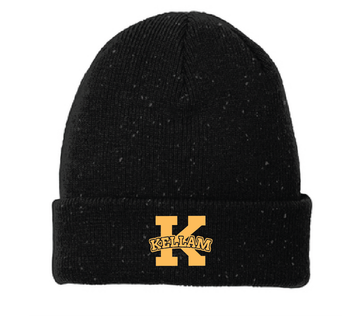 Speckled Beanie / Black / Kellam High School Water Polo