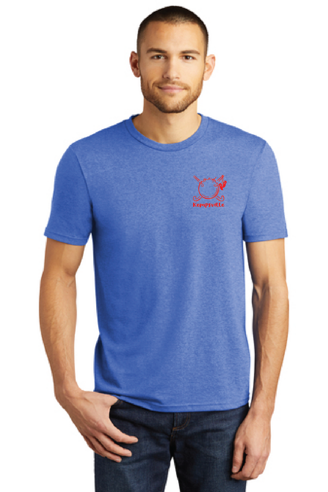 Unisex Softstyle Tee /Royal Frost / Kempsville High School Field Hockey