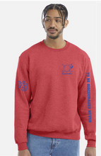 Champion Crewneck Sweatshirt / Scarlet Heather / Kempsville High School Field Hockey