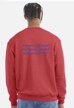 Champion Crewneck Sweatshirt / Scarlet Heather / Kempsville High School Field Hockey