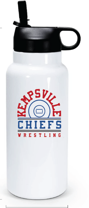 32oz Stainless Steel Water Bottle / Kempsville High School Wrestling