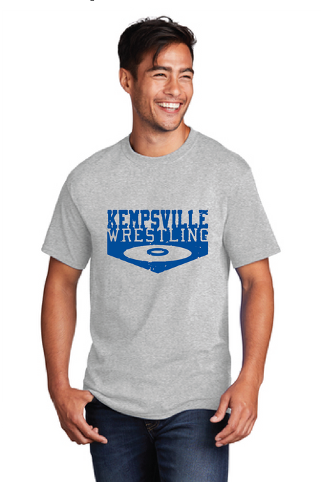 Core Cotton Tee  / Ash / Kempsville Middle School Wrestling