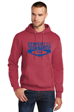 Core Fleece Pullover Hooded Sweatshirt / Heather Red / Kempsville Middle School Wrestling