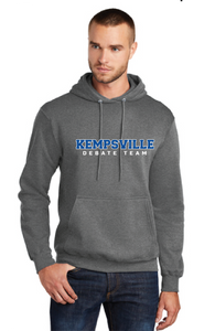 Core Fleece Pullover Hooded Sweatshirt / Graphite Heather / Kempsville Middle School Debate