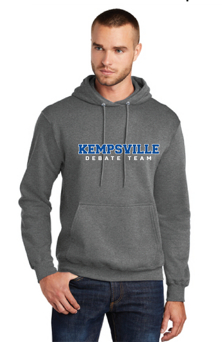 Core Fleece Pullover Hooded Sweatshirt / Graphite Heather / Kempsville Middle School Debate