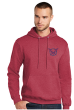 Fleece Pullover Hooded Sweatshirt / Heather Red / Kempsville High School Wrestling