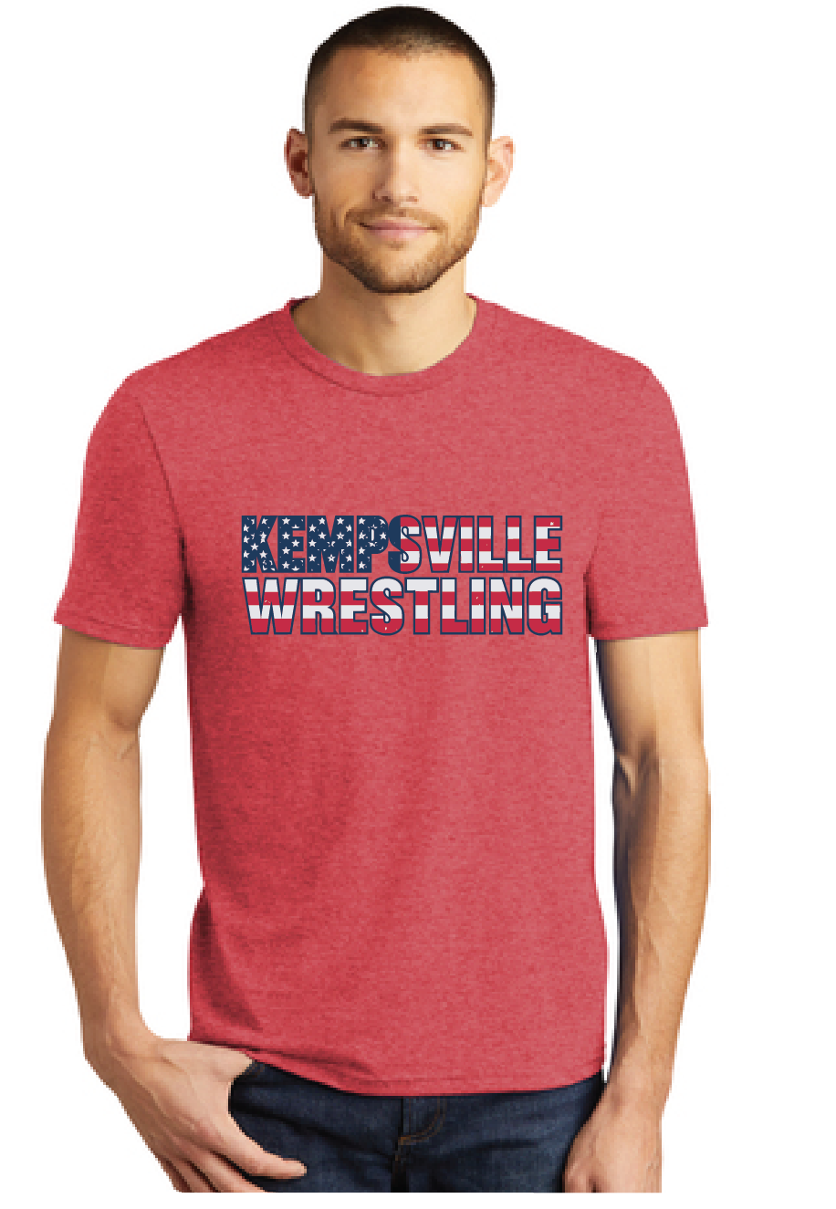 Perfect Tri Tee / Red Frost / Kempsville High School Wrestling