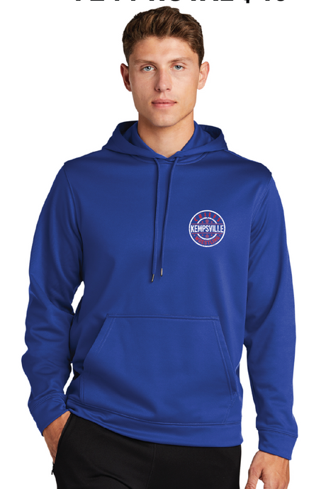 Fleece Hooded Pullover / Royal / Kempsville High School Wrestling