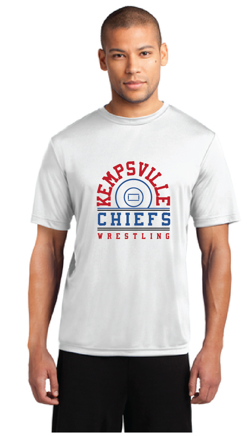 Performance Tee / White / Kempsville High School Wrestling