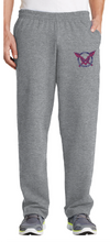 Fleece Sweatpants with Pockets / Athletic Heather / Kempsville High School Wrestling