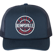 Foam Trucker Cap / Navy / Kempsville High School Wrestling