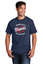 Core Cotton Tee / Navy / Kempsville Middle School Volleyball