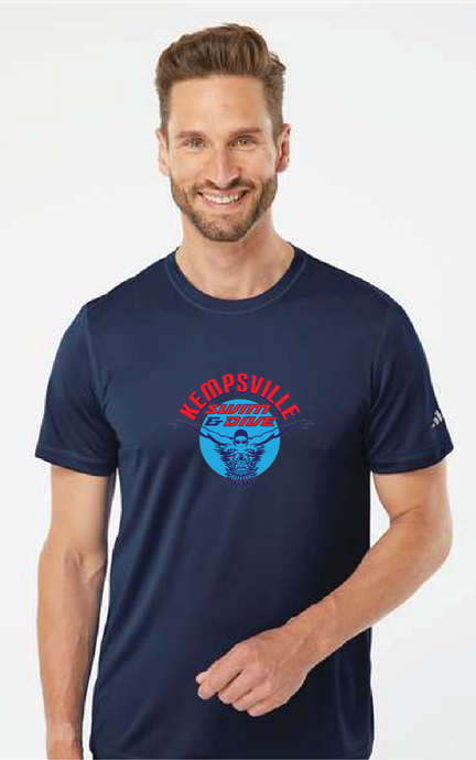 Adidas Sport T-Shirt / Navy / Kempsville High School Swim and Dive Team