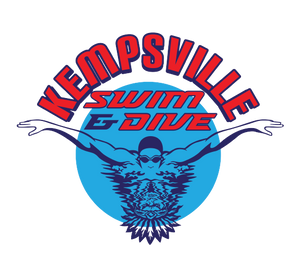 3" Sticker / Kempsville High School Swim and Dive Team