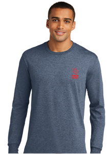 Softstyle Long Sleeve Triblend Tee / Heathered Navy / Kempsville High School Swim and Dive Team Athletes