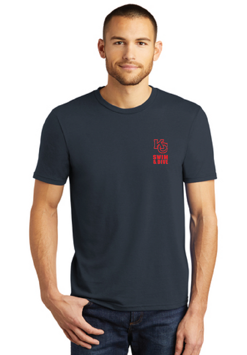 Softstyle Triblend Tee / Navy / Kempsville High School Swim and Dive Team Athletes