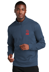 Fleece 1/4-Zip Pullover Sweatshirt / Navy / Kempsville High School Swim and Dive Team Athletes