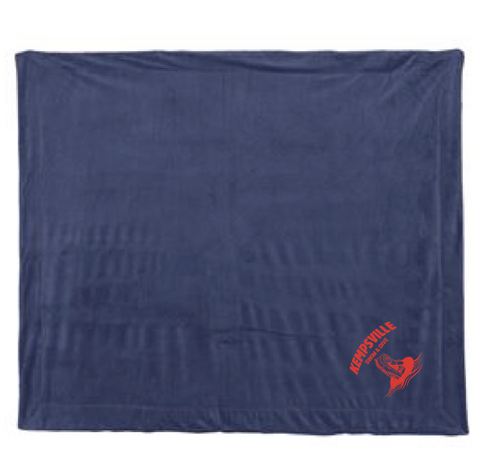 Alpine Fleece Sherpa Blanket / Blue / Kempsville High School Swim & Dive Team Athletes