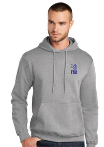 Fleece Pullover Hooded Sweatshirt / Athletic Heather / Kempsville High School Swim and Dive Team Athletes