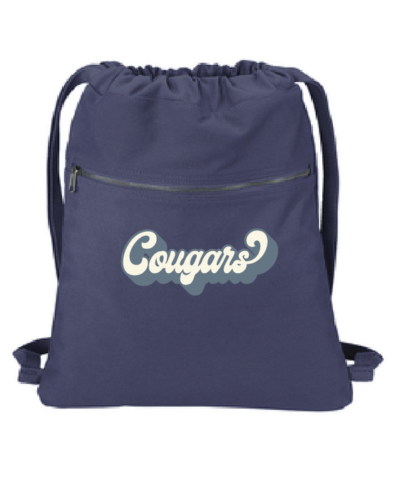 Beach Wash Cinch Pack / Denim Blue  / Kingston Elementary School