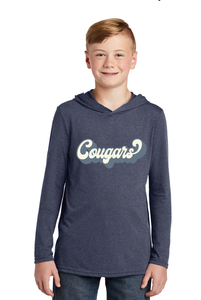 Long Sleeve T-shirt Hoodie (Youth & Adult) / Navy Frost / Kingston Elementary School