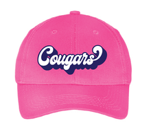 Six-Panel Twill Cap (Youth & Adult) / Neon Pink / Kingston Elementary School
