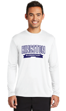 Long Sleeve Performance Tee / White / Kingston Elementary Staff