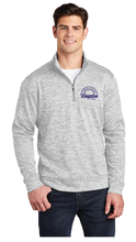 Electric Heather Fleece 1/4-Zip Pullover / Silver Electric / Kingston Elementary Staff