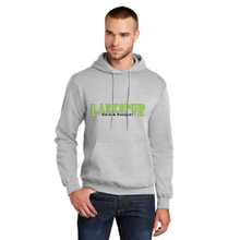 Core Fleece Pullover Hooded Sweatshirt / Ash / Larkspur Swim and Racquet Club