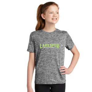Electric Heather Tee (Youth & Adult) / Black Electric / Larkspur Swim and Racquet Club