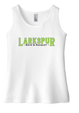 Girls V.I.T Tank (Youth) / White / Larkspur Swim and Racquet Club