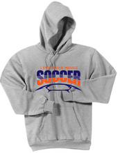 Fleece Pullover Hooded Sweatshirt (Youth & Adult) / Athletic Heather / Lynnhaven Boys Soccer