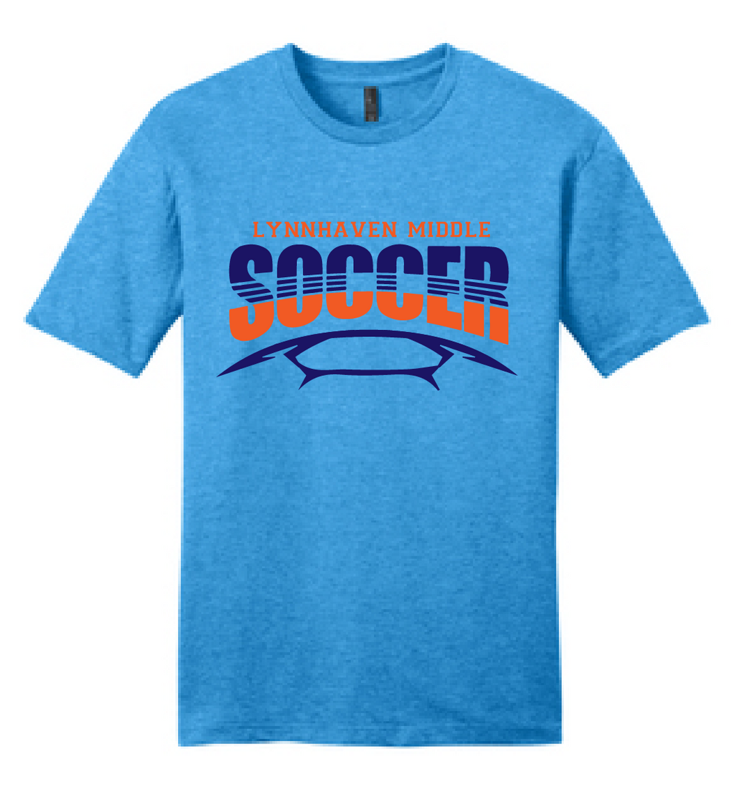 Softstyle Triblend Tee / Royal Frost / Lynnhaven Middle School Boys Soccer