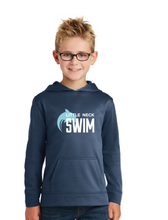 Performance Hooded Sweatshirt (Youth & Adult Sizes) / Navy / Little Neck Swim