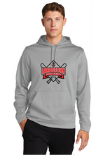 Performance Fleece Hooded Pullover / Silver / Landstown Middle School Baseball