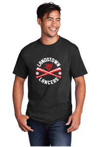 Core Cotton Tee / Black / Landstown Middle School Softball