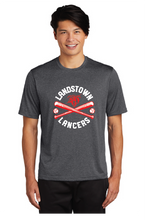 Heather Contender Tee / Graphite Heather / Landstown Middle School Softball