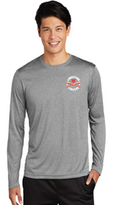 Long Sleeve Heather Contender Tee / Graphite / Landstown Middle School Softball