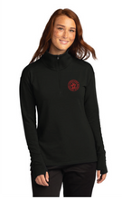 Ladies Flex Fleece 1/4-Zip / Black / Landstown Middle School Staff