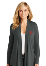 Ladies Concept Open Cardigan / Grey / Landstown Middle School Staff