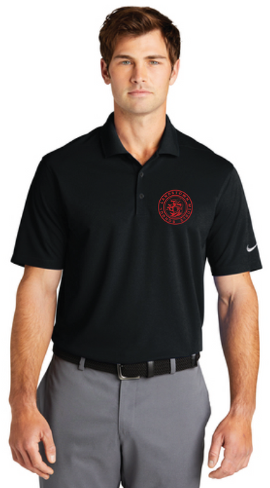 Nike Dri-FIT Micro Pique Polo / Black / Landstown Middle School Staff