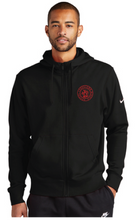 Nike Club Fleece Full-Zip Hoodie / Black / Landstown Middle School Staff