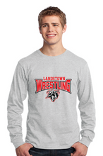 Long Sleeve Core Cotton Tee / Ash / Landstown Middle School Wrestling