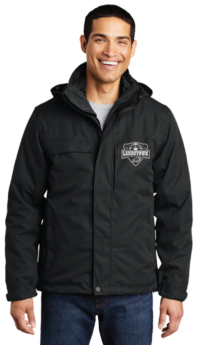 Herringbone 3-in-1 Parka / Black / Landstown High School Soccer