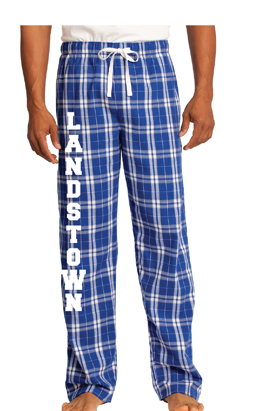 Flannel Pants / Royal/Silver / Landstown High School