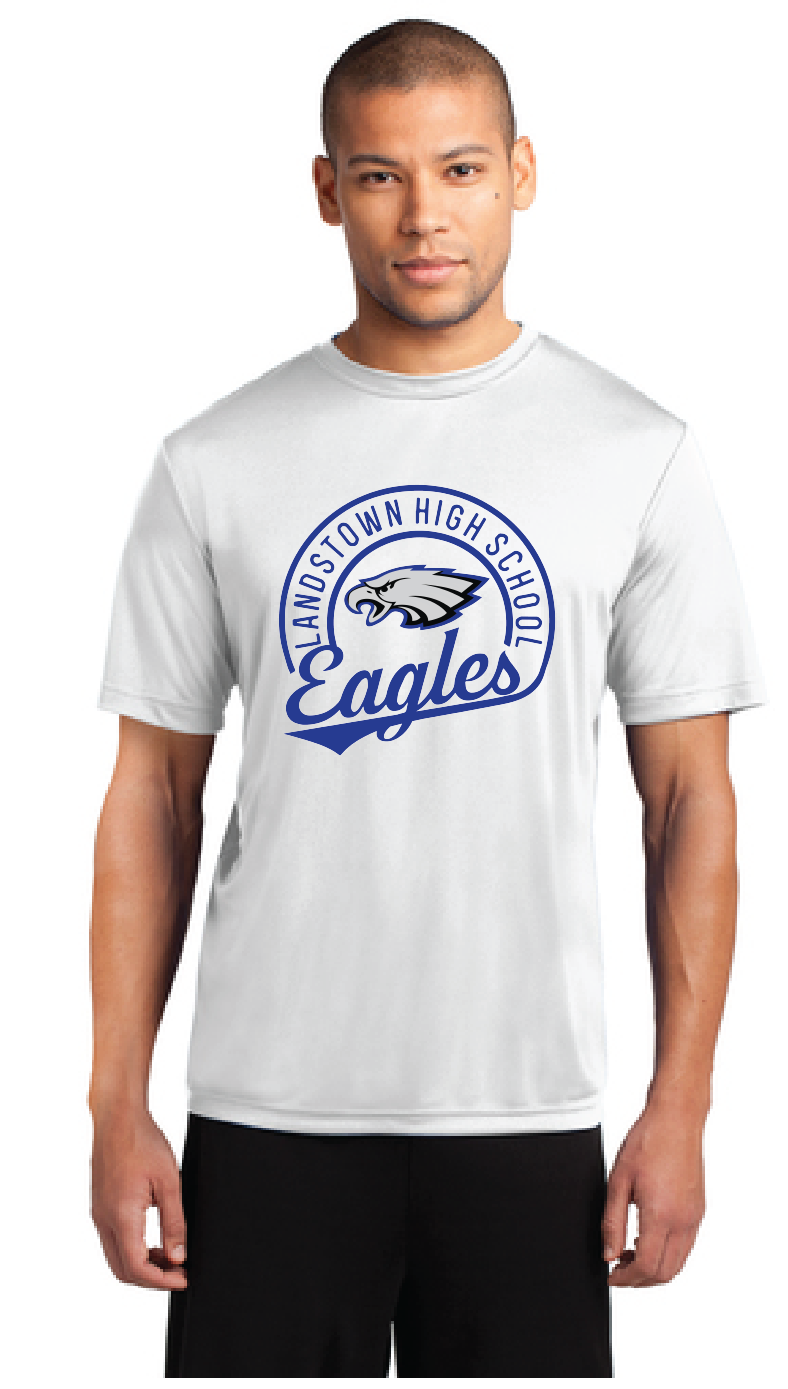 Performance Tee / White / Landstown High School