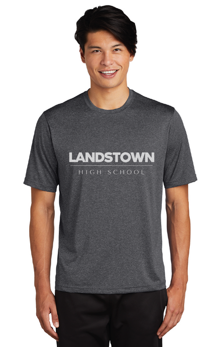 Heather Contender Tee / Heather Charcoal / Landstown High School