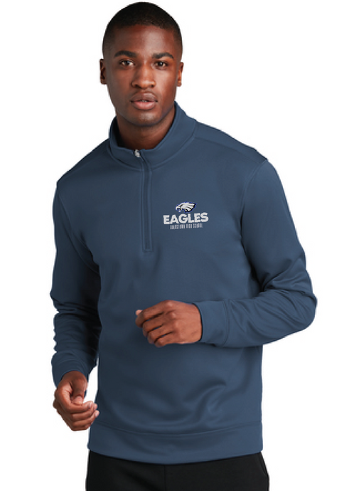 Performance Fleece 1/4-Zip Pullover Sweatshirt / Navy / Landstown High School