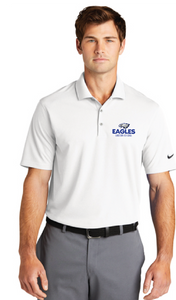 Nike Dri-FIT Micro Pique Polo / White / Landstown High School